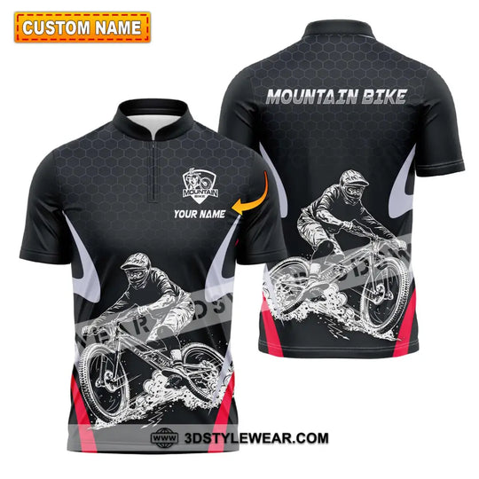 Unisex Shirt - Custom Name The Mountain Bike Player Sport Shirt style option 1