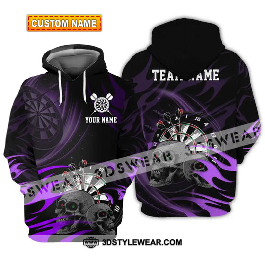 Unisex Shirt - Custom Name The Skull Darts Sport Shirt style option 3