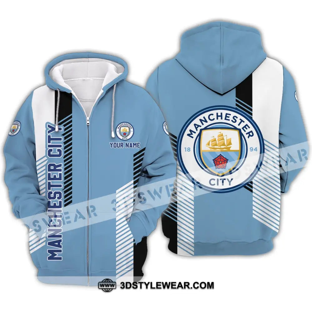 Unisex Shirt - Custom Name The Sky Blues Zipper Hoodie / S T-Shirt