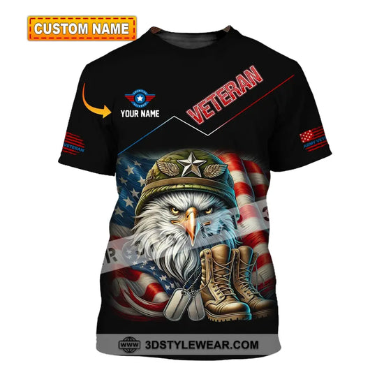 Unisex Shirt, Custom Name Veteran Shirt, Veteran Memorial Shirt style option 1