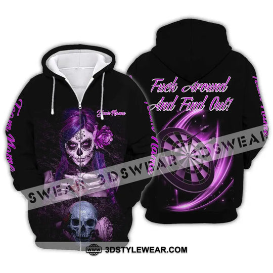 Unisex Shirt - Custom Name Witch Darts Shirt style option 2