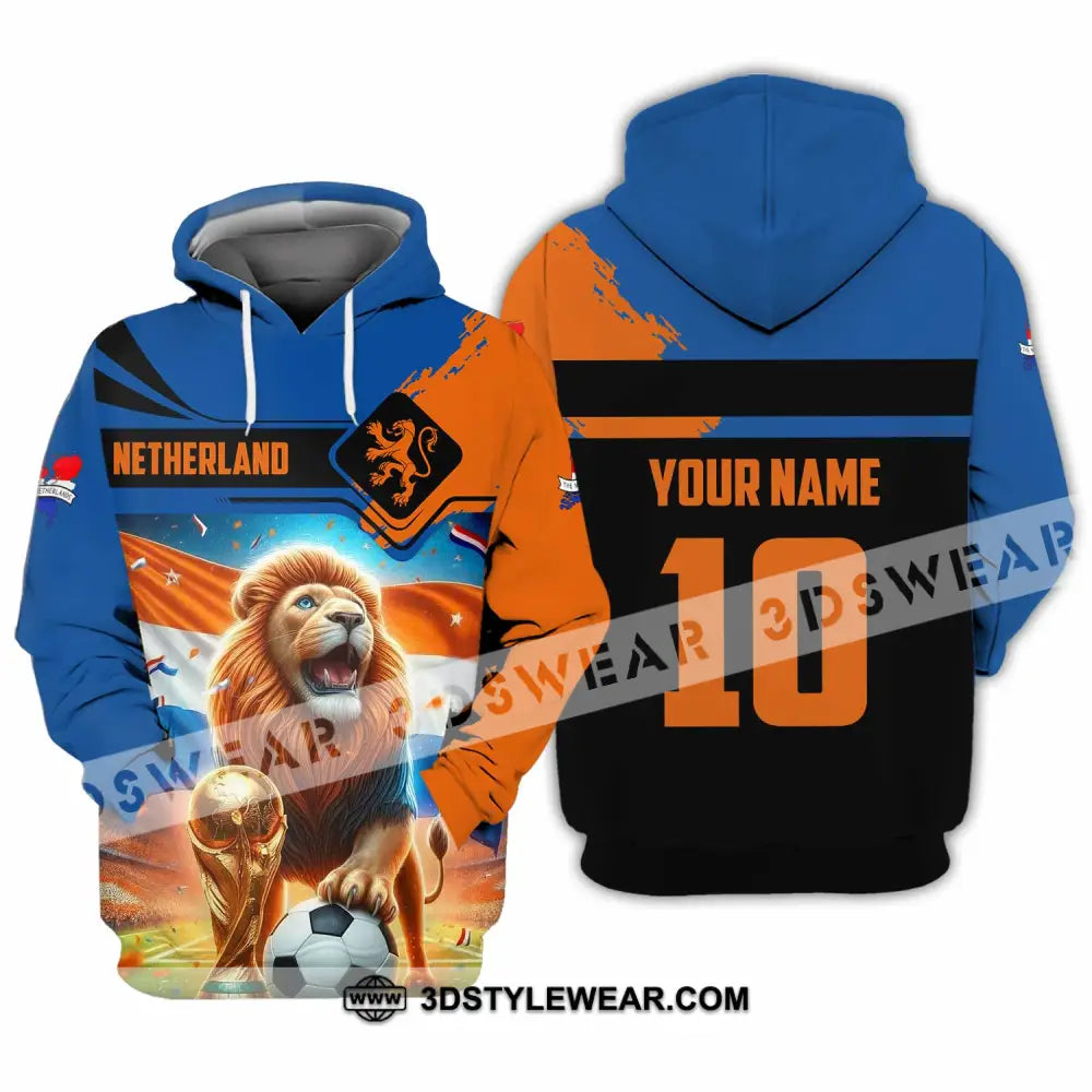 Unisex Shirt - Custom Netherlands 3D Shirt Hoodie / S T-shirt