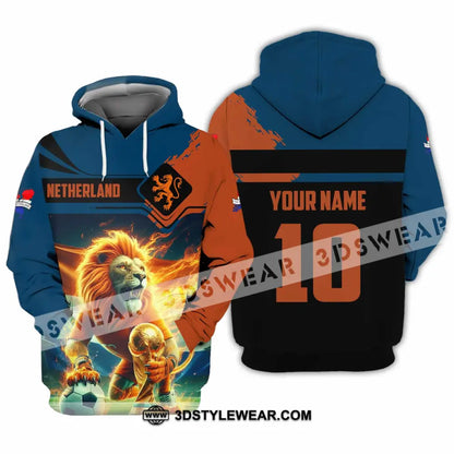 Unisex Shirt - Custom Netherlands 3D Shirt Hoodie / S T-shirt