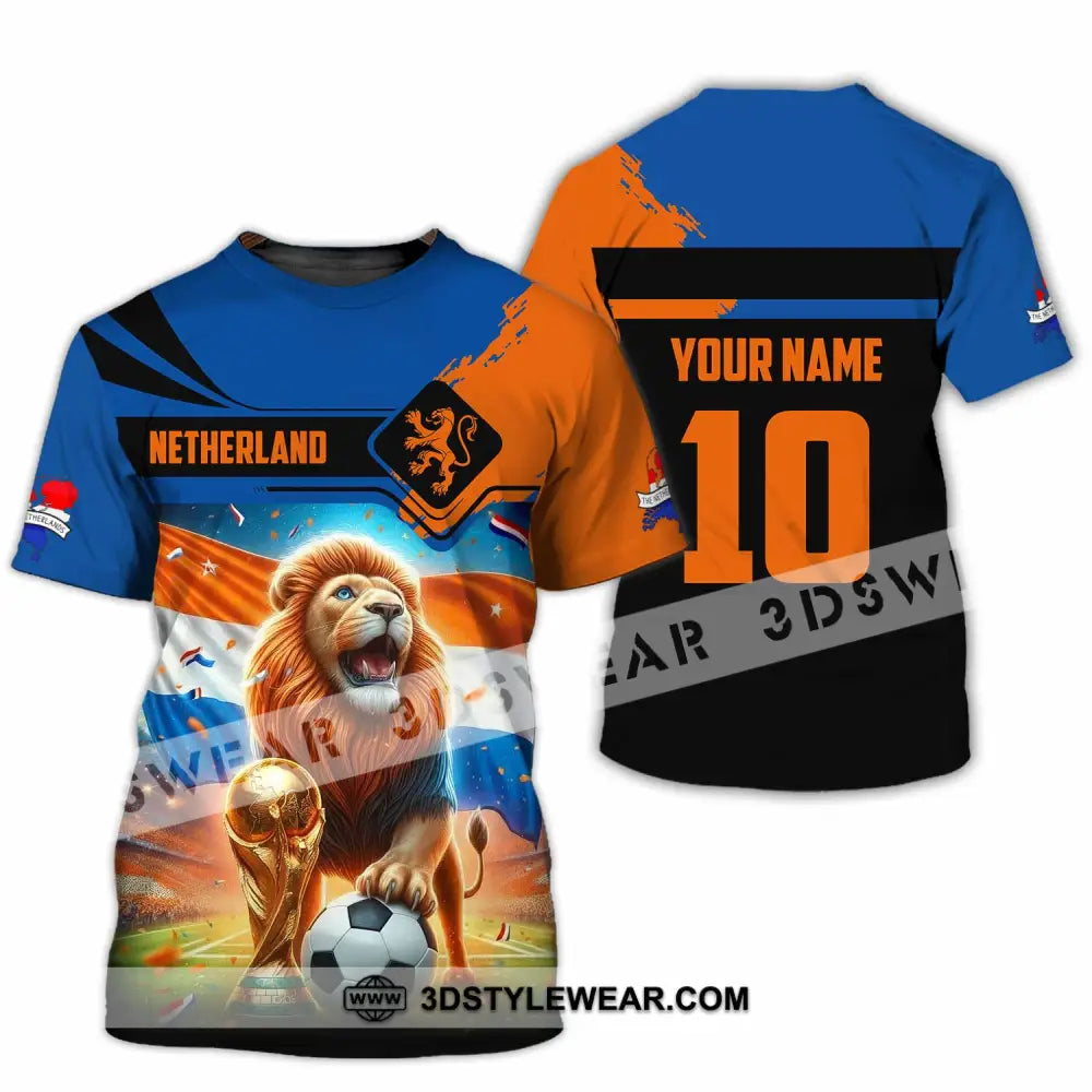 Unisex Shirt - Custom Netherlands 3D Shirt T-Shirt / S T-shirt