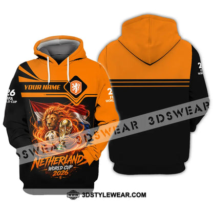 Unisex Shirt - Custom Netherlands World Cup 2026 Shirt - Hoodie / S - T-shirt