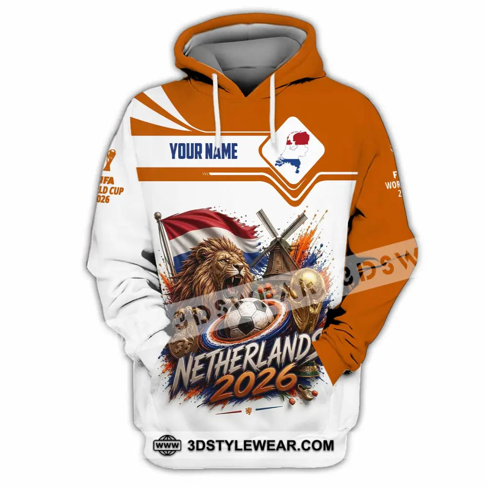 Unisex Shirt - Custom Netherlands World Cup 2026 Shirt - Hoodie / S - T-shirt