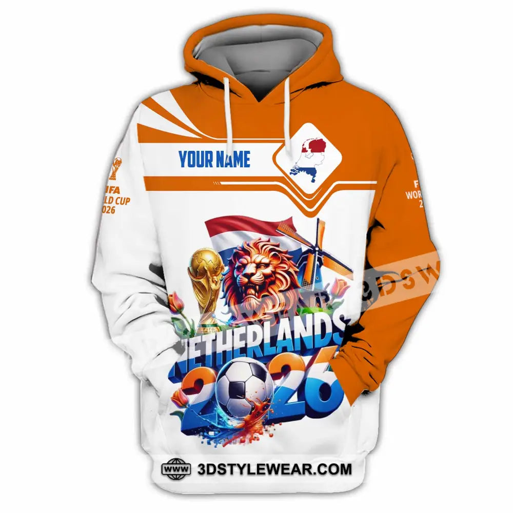 Unisex Shirt - Custom Netherlands World Cup 2026 Shirt - Hoodie / S - T-shirt
