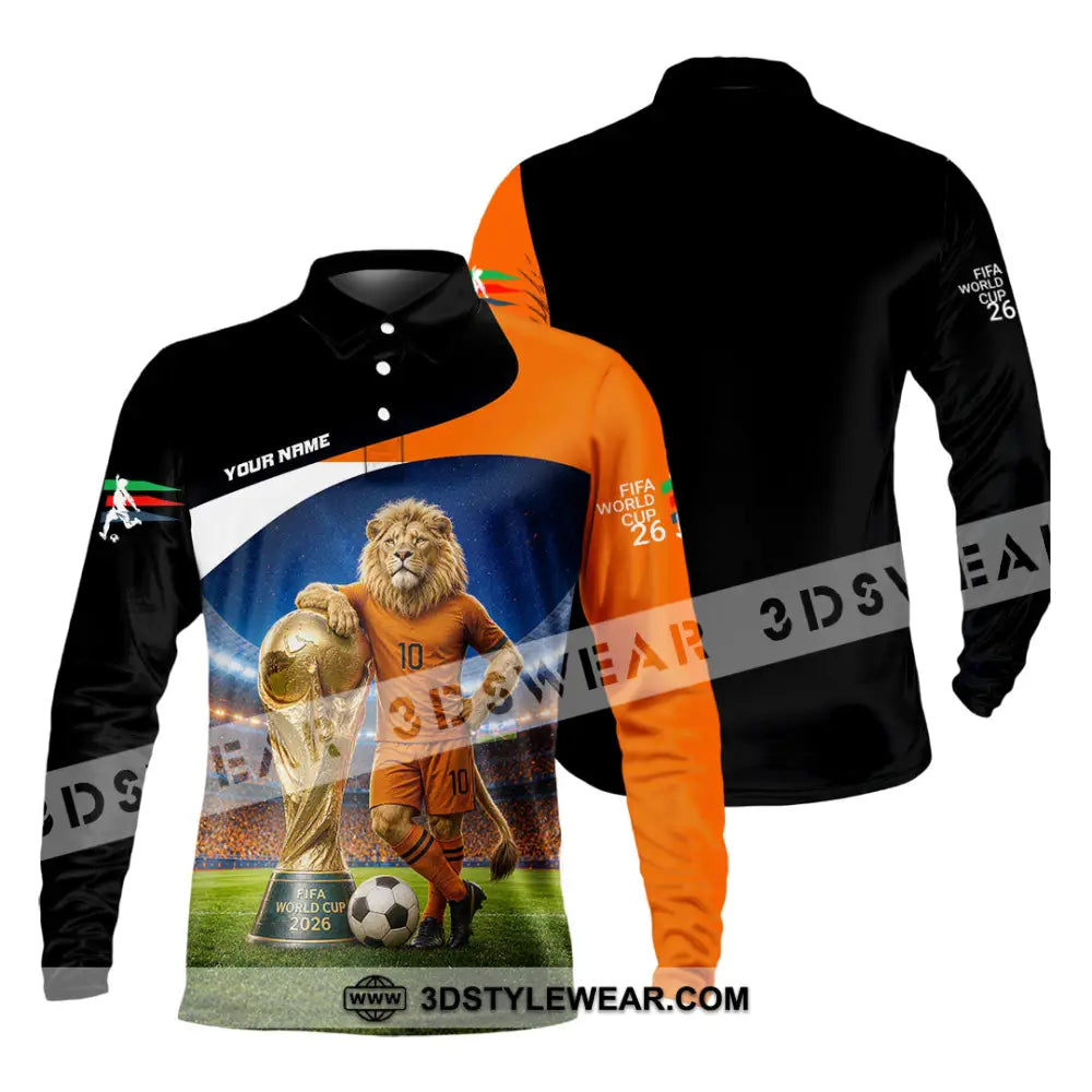 Unisex Shirt - Custom Netherlands World Cup 2026 Shirt - Long Sleeve Polo / S - T-shirt