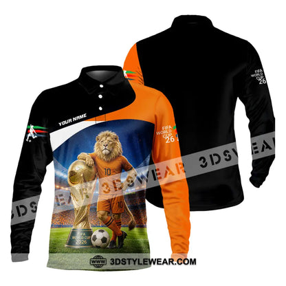 Unisex Shirt - Custom Netherlands World Cup 2026 Shirt - Long Sleeve Polo / S - T-shirt