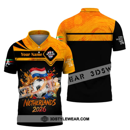 Unisex Shirt - Custom Netherlands World Cup 2026 Shirt - Polo Shirt / S - T-shirt