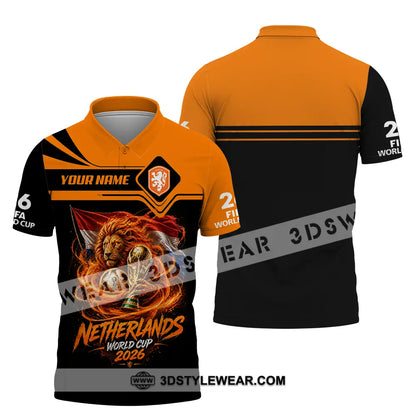Unisex Shirt - Custom Netherlands World Cup 2026 Shirt - Polo Shirt / S - T-shirt