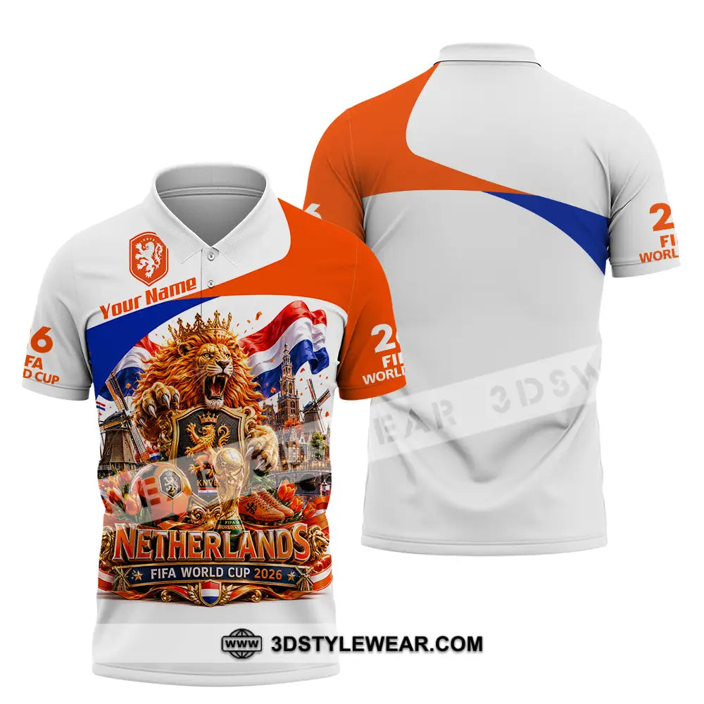 Unisex Shirt - Custom Netherlands World Cup 2026 Shirt - Polo Shirt / S - T-shirt