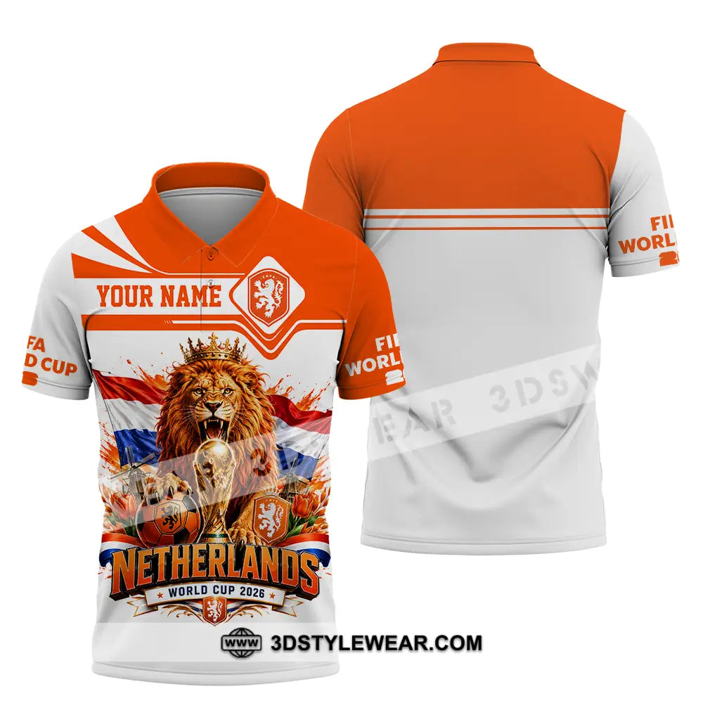 Unisex Shirt - Custom Netherlands World Cup 2026 Shirt - Polo Shirt / S - T-shirt
