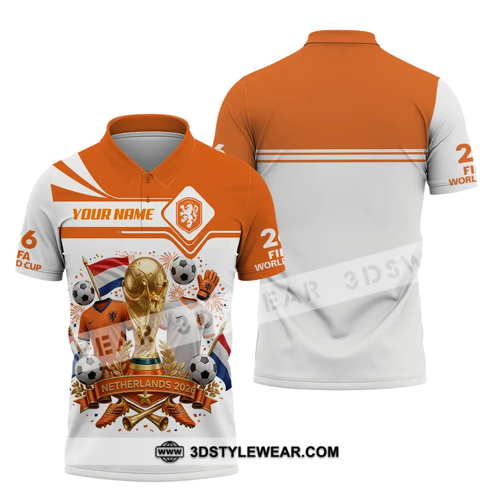Unisex Shirt - Custom Netherlands World Cup 2026 Shirt - Polo Shirt / S - T-shirt