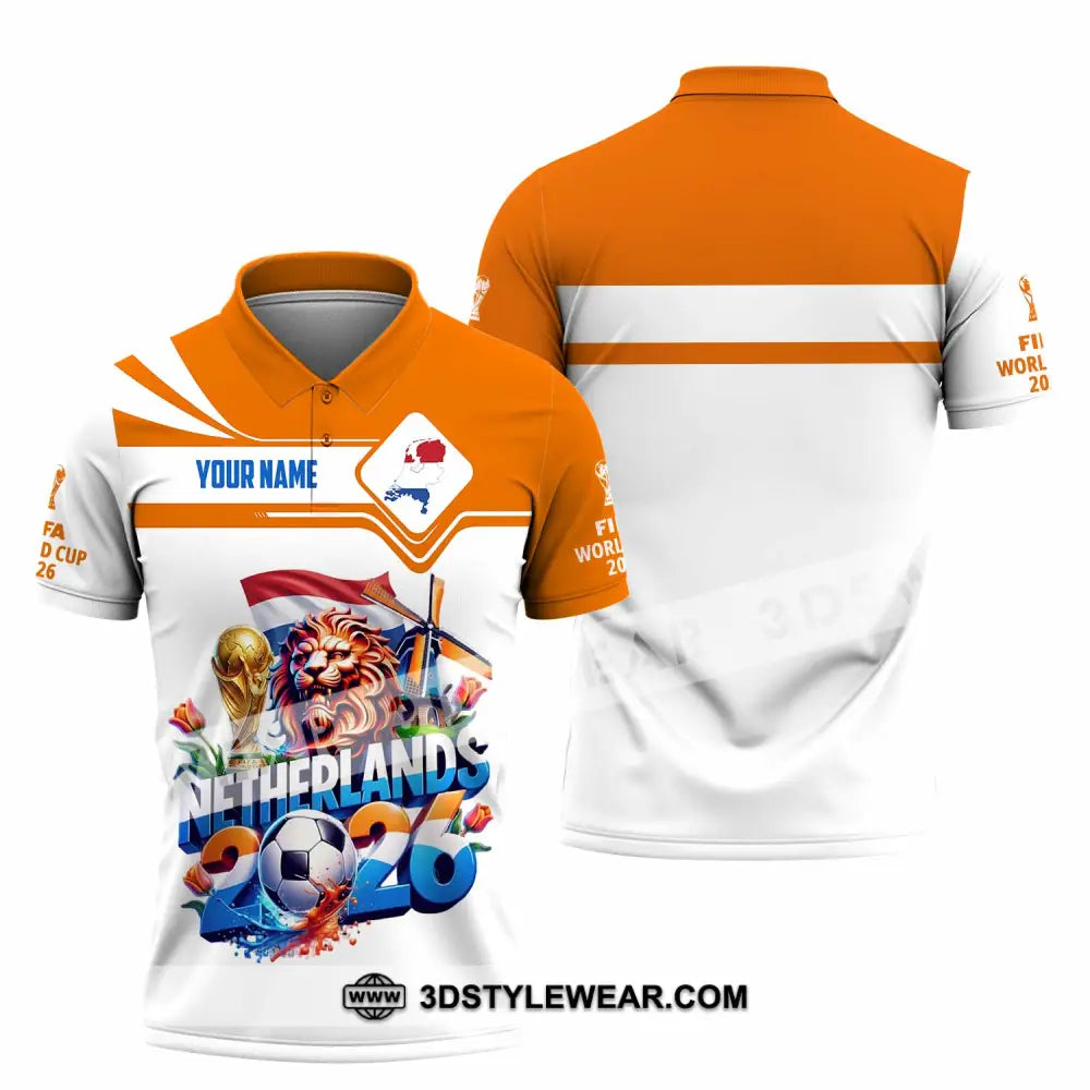 Unisex Shirt - Custom Netherlands World Cup 2026 Shirt - Polo Shirt / S - T-shirt