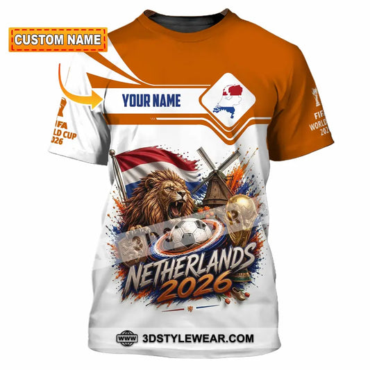 Unisex Shirt - Custom Netherlands World Cup 2026 Shirt - T-shirt