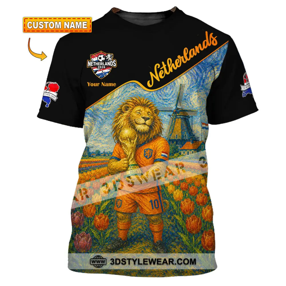 Unisex Shirt - Custom Netherlands World Cup 2026 Shirt - T-shirt
