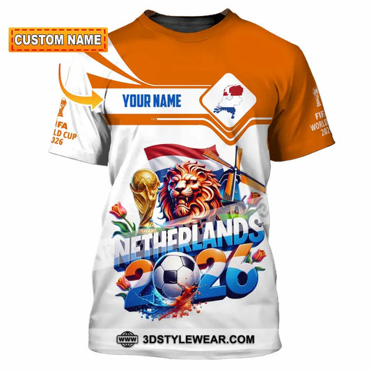 Unisex Shirt - Custom Netherlands World Cup 2026 Shirt - T-shirt