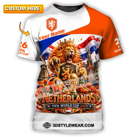 Unisex Shirt - Custom Netherlands World Cup 2026 Shirt - T-shirt