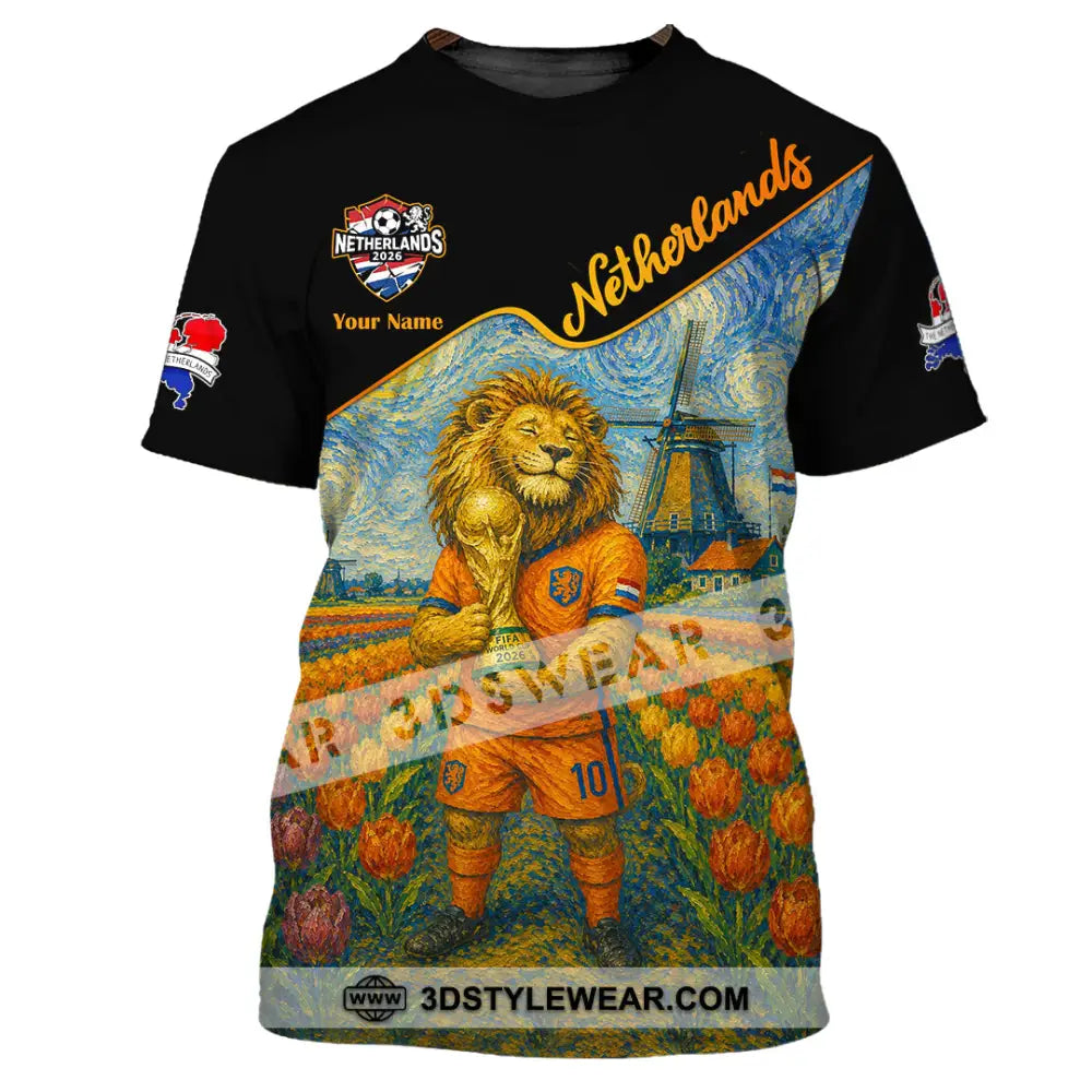 Unisex Shirt - Custom Netherlands World Cup 2026 Shirt - T-Shirt / S - T-shirt