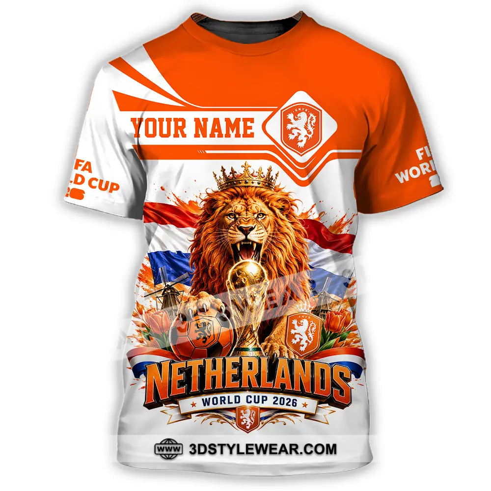 Unisex Shirt - Custom Netherlands World Cup 2026 Shirt - T-Shirt / S - T-shirt