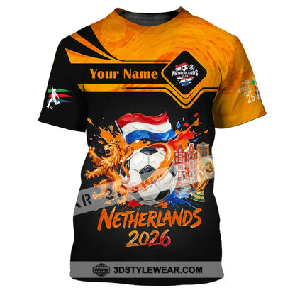 Unisex Shirt - Custom Netherlands World Cup 2026 Shirt - T-Shirt / S - T-shirt