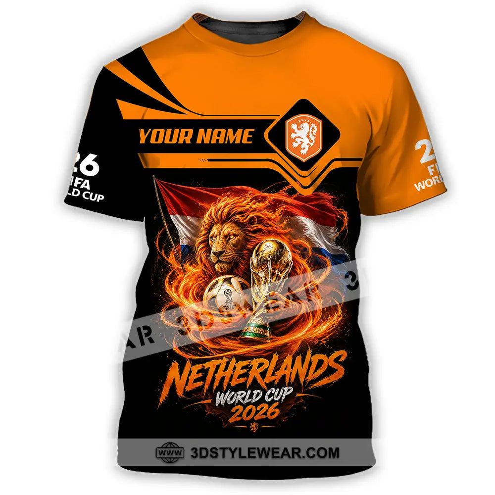Unisex Shirt - Custom Netherlands World Cup 2026 Shirt - T-Shirt / S - T-shirt