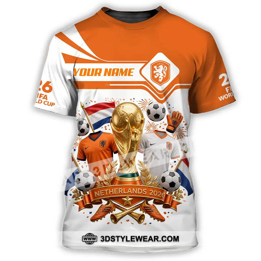 Unisex Shirt - Custom Netherlands World Cup 2026 Shirt - T-Shirt / S - T-shirt