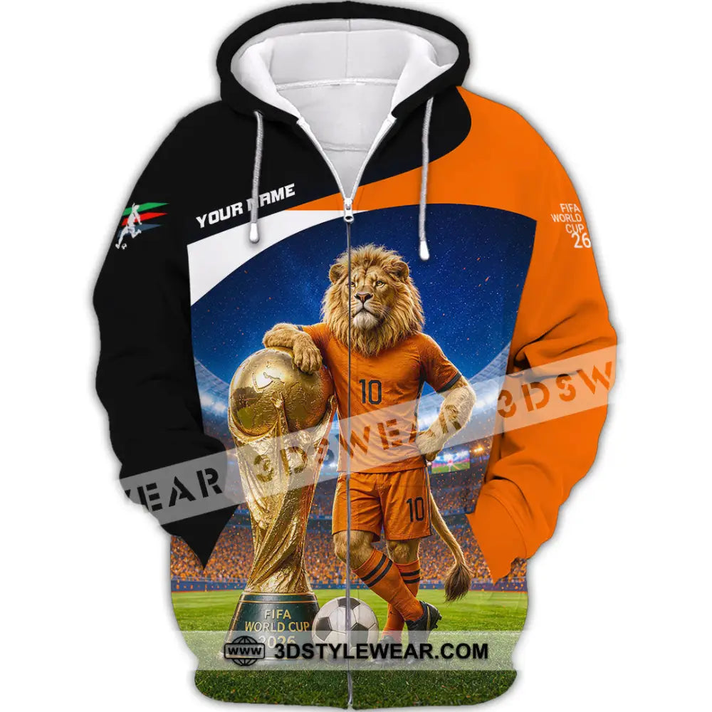 Unisex Shirt - Custom Netherlands World Cup 2026 Shirt - Zipper Hoodie / S - T-shirt