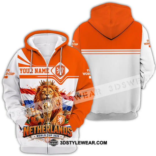 Unisex Shirt - Custom Netherlands World Cup 2026 Shirt style option 4