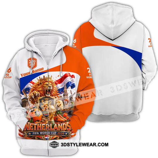 Unisex Shirt - Custom Netherlands World Cup 2026 Shirt style option 4