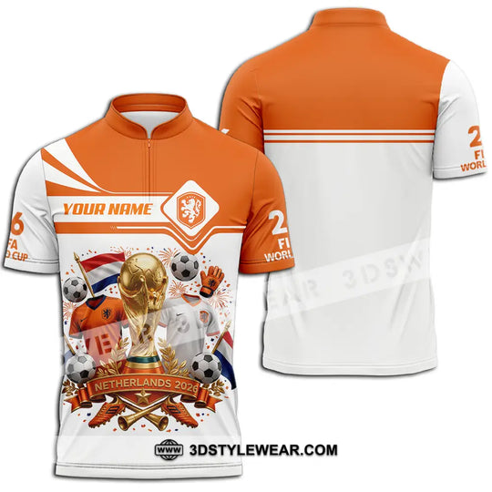 Unisex Shirt - Custom Netherlands World Cup 2026 Shirt style option 2