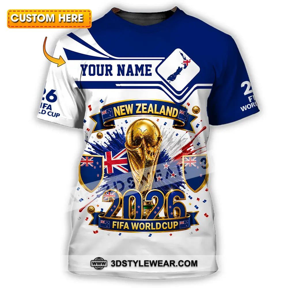 Unisex Shirt - Custom New Zealand World Cup 2026 Shirt - T-shirt