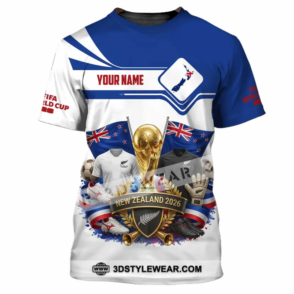 Unisex Shirt - Custom New Zealand World Cup 2026 Shirt - T-Shirt / S - T-shirt