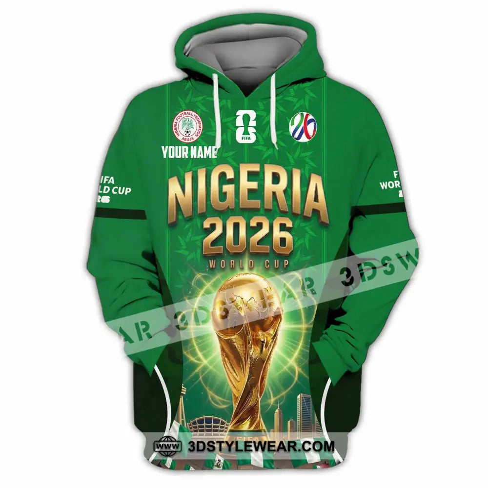 Unisex Shirt - Custom Nigeria World Cup 2026 Shirt - Hoodie / S - T-shirt