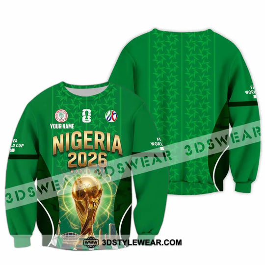 Unisex Shirt - Custom Nigeria World Cup 2026 Shirt style option 3