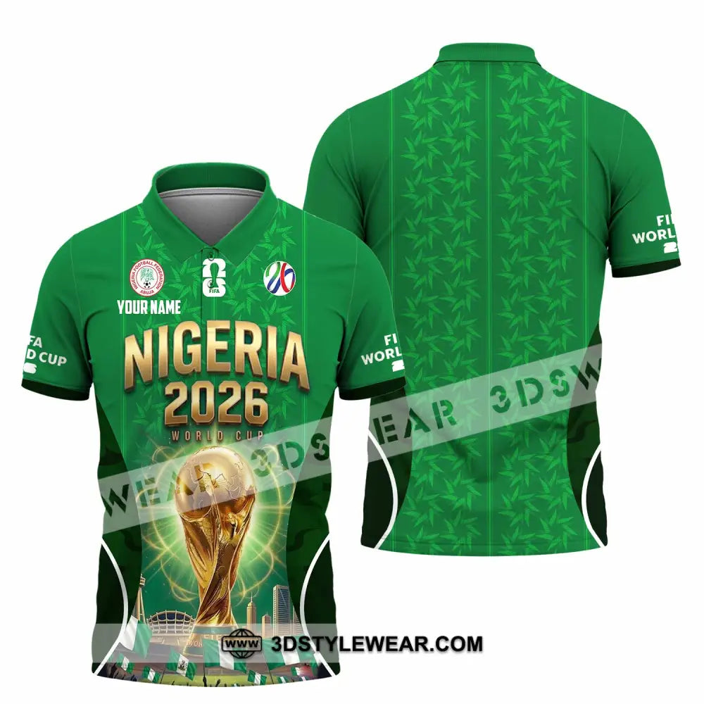 Unisex Shirt - Custom Nigeria World Cup 2026 Shirt - Polo Shirt / S - T-shirt