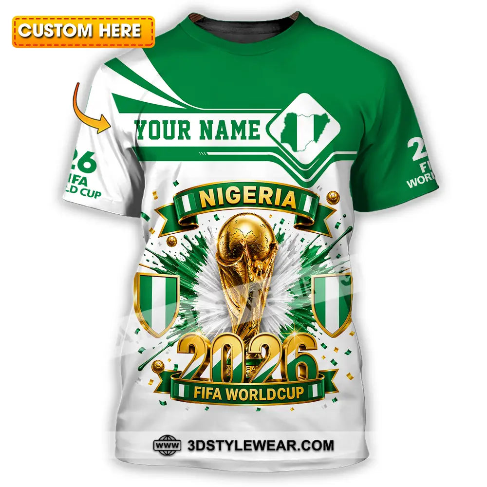 Unisex Shirt - Custom Nigeria World Cup 2026 Shirt - T-shirt