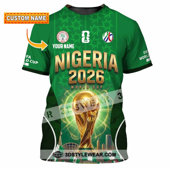 Unisex Shirt - Custom Nigeria World Cup 2026 Shirt style option 1
