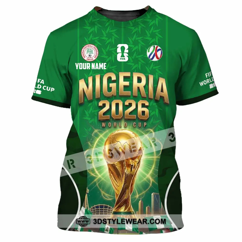 Unisex Shirt - Custom Nigeria World Cup 2026 Shirt - T-Shirt / S - T-shirt