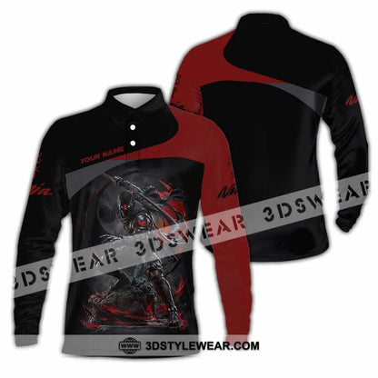 Unisex Shirt - Custom Ninja Shirt - Long Sleeve Polo / S - T-shirt
