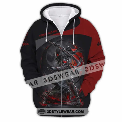 Unisex Shirt - Custom Ninja Shirt - Zipper Hoodie / S - T-shirt