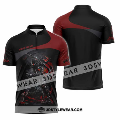 Unisex Shirt - Custom Ninja Shirt - Zipper Polo Shirt / S - T-shirt