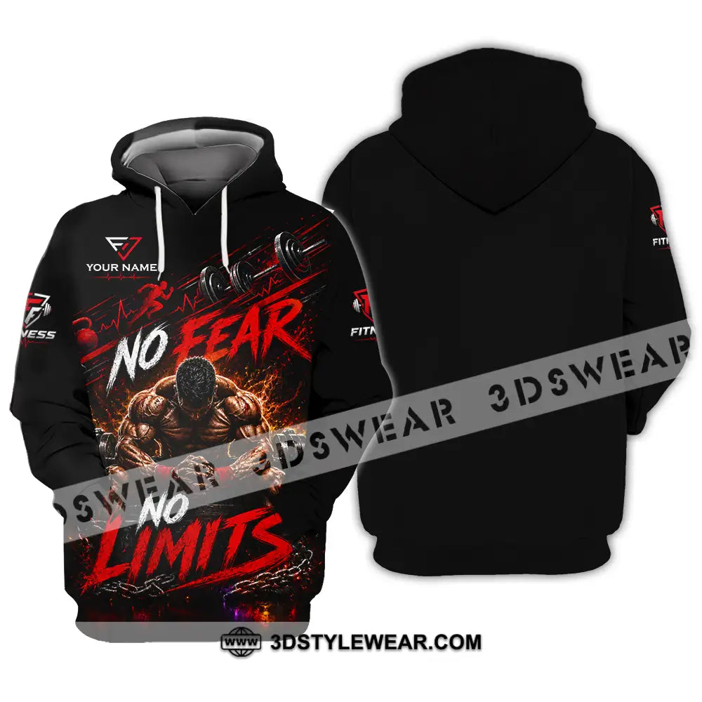 Unisex Shirt - Custom No Fear No Limits Shirt - Hoodie / S - T-shirt