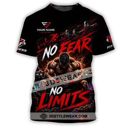 Unisex Shirt - Custom No Fear No Limits Shirt - T-Shirt / S - T-shirt