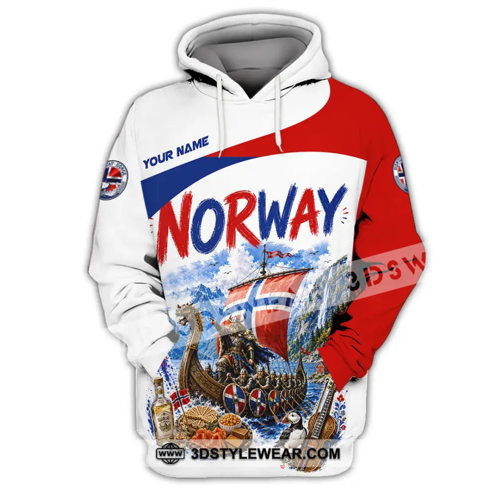 Unisex Shirt - Custom Norway Shirt - Hoodie / S - T-shirt