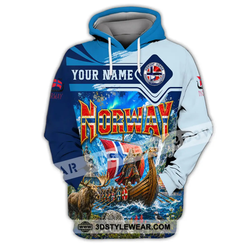 Unisex Shirt - Custom Norway Shirt - Hoodie / S - T-shirt