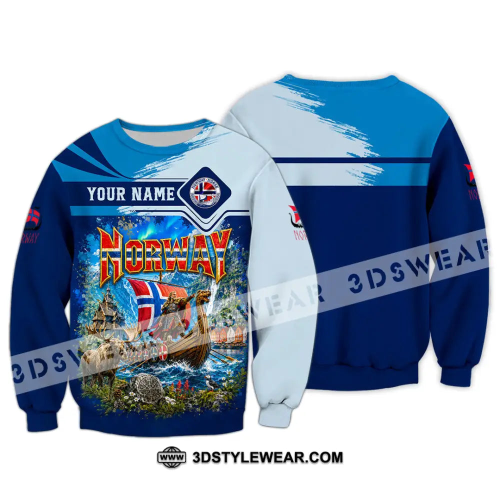 Unisex Shirt - Custom Norway Shirt - Long Sleeve / S - T-shirt