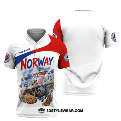 Unisex Shirt - Custom Norway Shirt - Polo Shirt / S - T-shirt