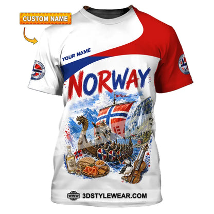 Unisex Shirt - Custom Norway Shirt - T-shirt